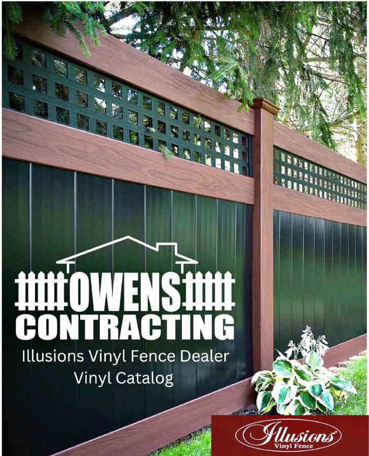 Owens Contracting Illusions Vinyl Fence catalog cover
