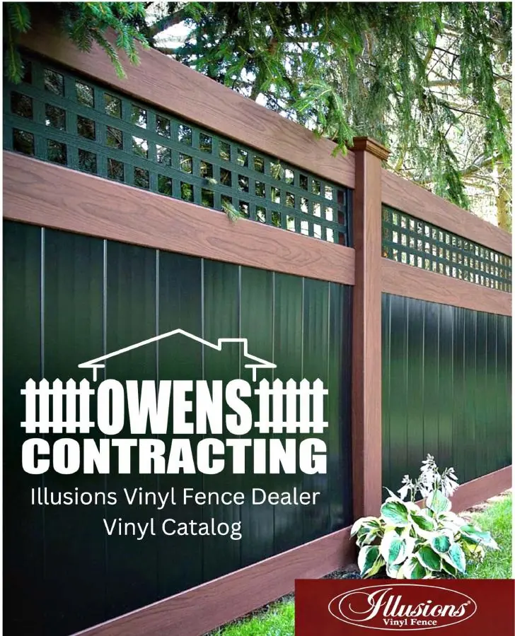 Owens Contracting Illusions Vinyl Fence catalog cover